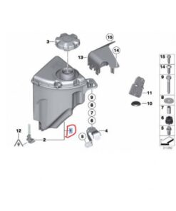 17137647283 BMW F10 genleşme tankı 7647283