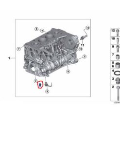 11427797919 BMW F10 N47 N47N Yağ Püskürtme Memesi orj yeni 7797919