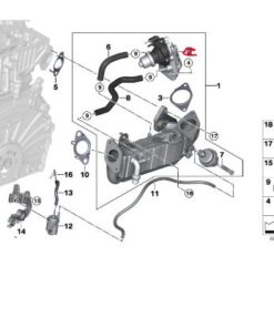 11718476680 BMW F10 B37 Egr Valfi orj 8476680