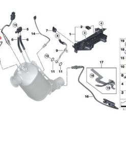 13627805607 BMW F10 Egzoz Sıcaklık Sensörü yeni 7805607