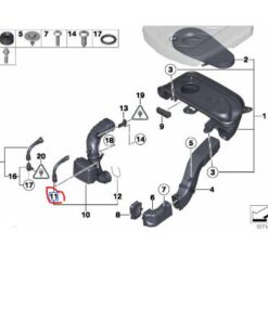 13717810772 BMW F10 N47 Temiz Hava Borusu orj yeni 7810772