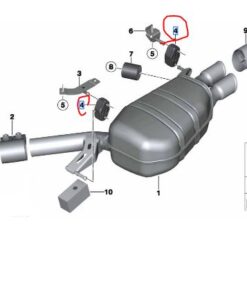 18208513515 BMW F10 Egsoz Lastiği arka 8513515