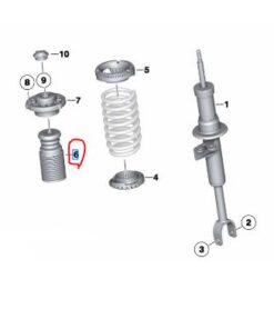 31336789373 Bmw F10 Ön Amortisör Toz Ve Körük Seti 4 Parça yeni 6789373