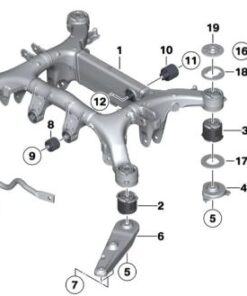33316775899 BMW F10 Yatak Mesnedi Sol yeni 6775899