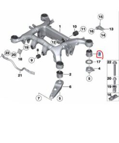 33316793864 BMW F10 Travers Takozu Arka orj 6793864