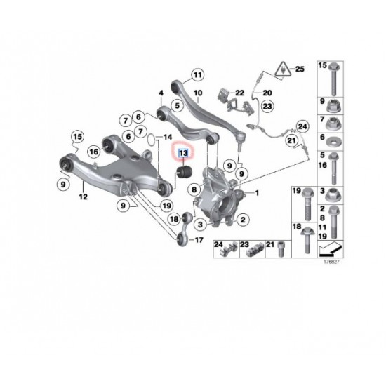 33326780438 BMW F10 Arka yağlı burç 6780438