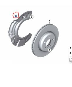34116775266 BMW F10 Ön Fren Toz Saci Sağ yeni 6775266
