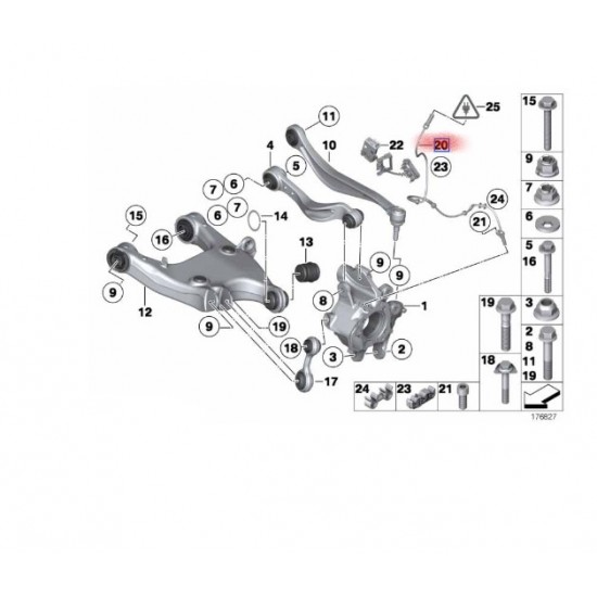 34526784901 BMW F10 ABS SENSÖRÜ 6784901