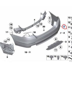 51127238522 BMW F10 Arka Tampon yeni 7238522