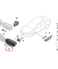 51137203650 BMW F10 Panjur yeni 7203650