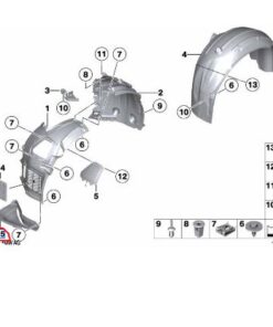 51757312830 BMW F10 Kürek Bakaliti Sağ oj yemm 7312830