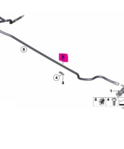 61677178742 BMW F10 Far Yıkama Hortumu orj yeni 7178742