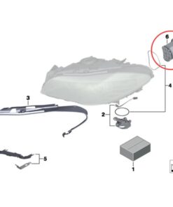 63117271902 BMW F10 Sağ Sinyal Modülü orj yeni 7271902