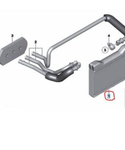 64119163330 BMW F10 Kalorifer Radyatörü yeni 9163330