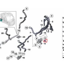 64219310349 BMW F10 Kalorifer Musluğu yeni 9310349